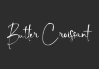 Butter Croissant Font - Featured Image