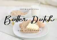 Butter Dutch Font - Featured Image