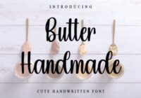 Butter Handmade Font - Featured Image