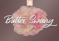 Butter Swany Font - Featured Image