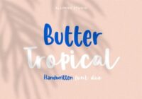 Butter Tropical Font - Featured Image