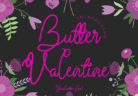Butter Valentine Font - Featured Image