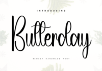 Butterday Font - Featured Image