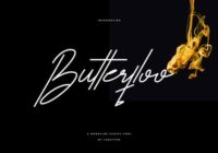 Butterfloo Font - Featured Image