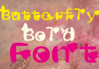 Butterfly Bold Font - Featured Image