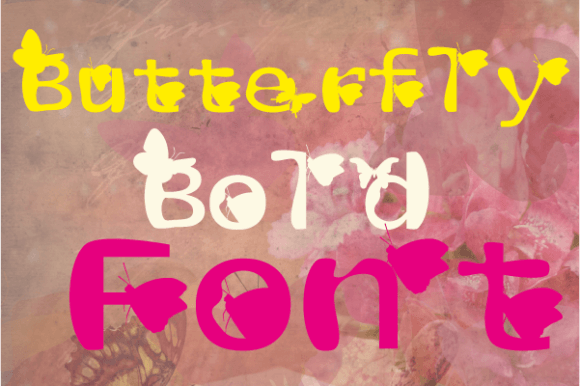 Butterfly Bold Font - Featured Image