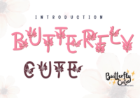 Butterfly Cute Font - Featured Image