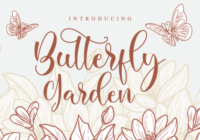 Butterfly Garden Font - Featured Image
