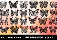 Butterfly New Font - Featured Image