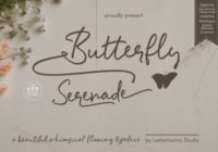 Butterfly Serenade Font - Featured Image