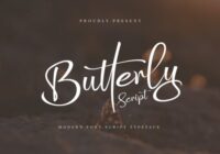 Butterly Script Font - Featured Image