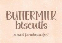 Buttermilk Biscuits Font - Featured Image
