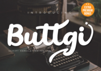 Buttgi Font - Featured Image
