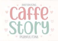 Caffe Story Font - Featured Image