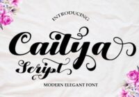 Caitya Script Font - Featured Image