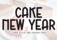 Cake New Year Font - Featured Image