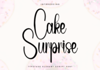 Cake Surprise Font - Featured Image