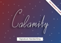 Calamity Font - Featured Image
