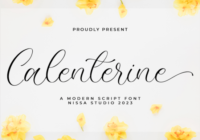 Calenterine Font - Featured Image