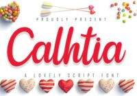 Calhtia Font - Featured Image
