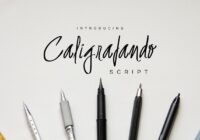 Caligrafando Script Font - Featured Image