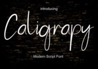 Caligrapy Font - Featured Image