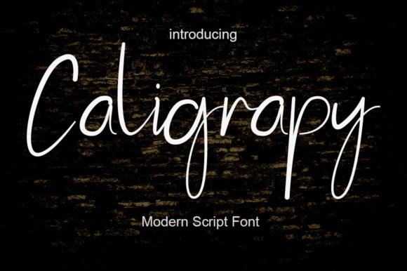 Caligrapy Font - Featured Image