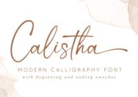 Calistha Font - Featured Image
