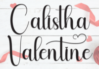 Calistha Valentine Font - Featured Image