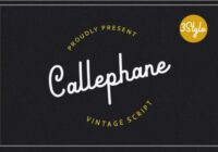 Callephane Font - Featured Image