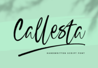 Callesta Font - Featured Image