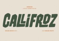 Callifroz Font - Featured Image