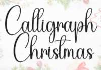 Calligraph Christmas Font - Featured Image