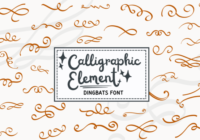 Calligraphy Element Font - Featured Image