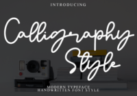 Calligraphy Style Font - Featured Image