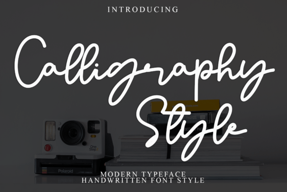 Calligraphy Style Font - Featured Image