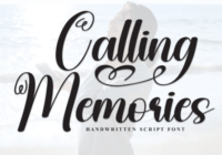 Calling Memories Font - Featured Image