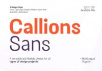 Callions Font - Featured Image