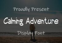 Calming Adventure Font - Featured Image