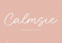 Calmsie Font - Featured Image