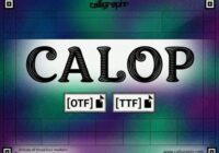 Calop Font - Featured Image