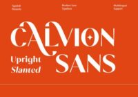 Calvion Sans Font - Featured Image