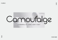 Camaufalge Font - Featured Image