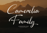 Camerelia Family Font - Featured Image