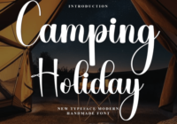 Camping Holiday Font - Featured Image