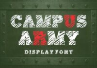 Campus Army Font - Featured Image