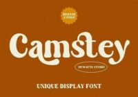 Camstey Font - Featured Image