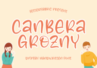 Canbera Grozny Font - Featured Image