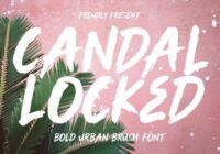Candal Locked Font - Featured Image