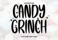 Candy Grinch Font - Featured Image